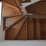 Balustrada Inox combinat cu lemn si trepte Fag Reghin 2018