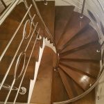 Trepte din lemn balustrada din inox Cristesti Mures 07.01.2019