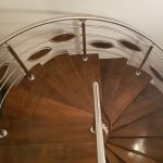Trepte din lemn balustrada din inox Cristesti Mures 07.01.2019
