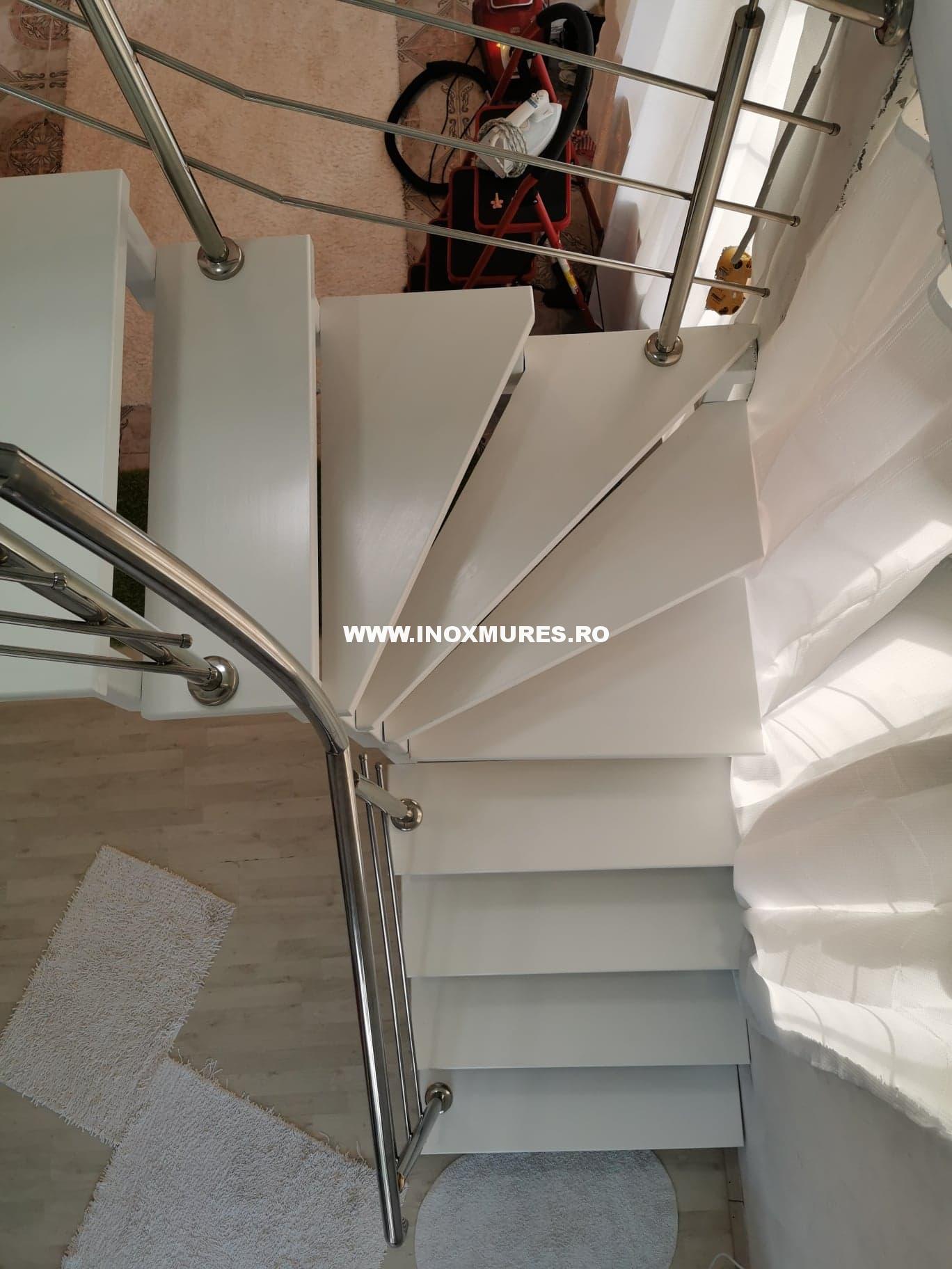 Scara interioara si balustrada inox Reghin 11.09.2019