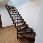 Scara din metal balustrada din inox Turda 01.2020