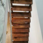 Scara din metal balustrada din inox Turda 01.2020