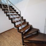 Scara din metal balustrada din inox Turda 01.2020