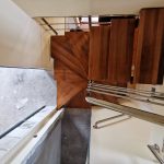 Scara pe structura din metal montata in Rusi-Munti