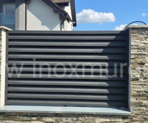 Gard cu sipca metalică tip jaluzea Cristesti jud. Mures Oct 2026